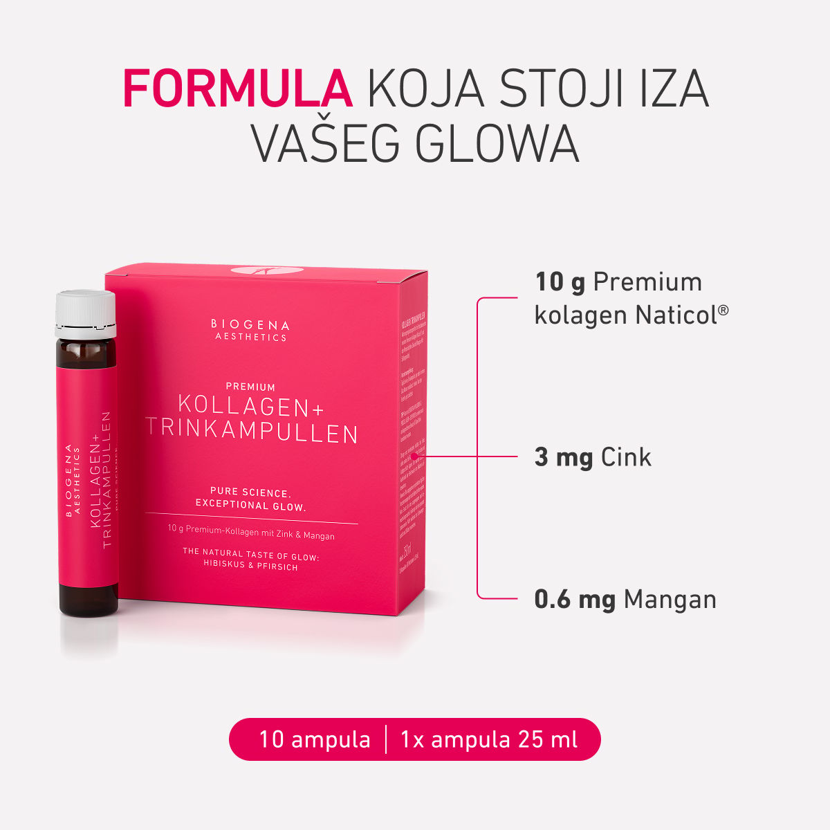 Kolagen u tekućem obliku – shot za piće 10 g