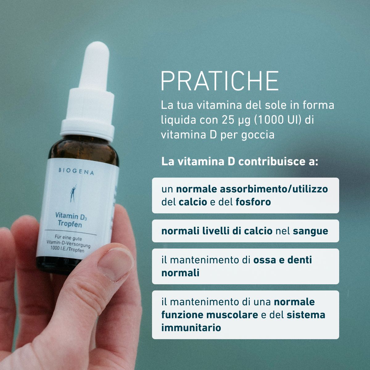 Vitamina D3 gocce