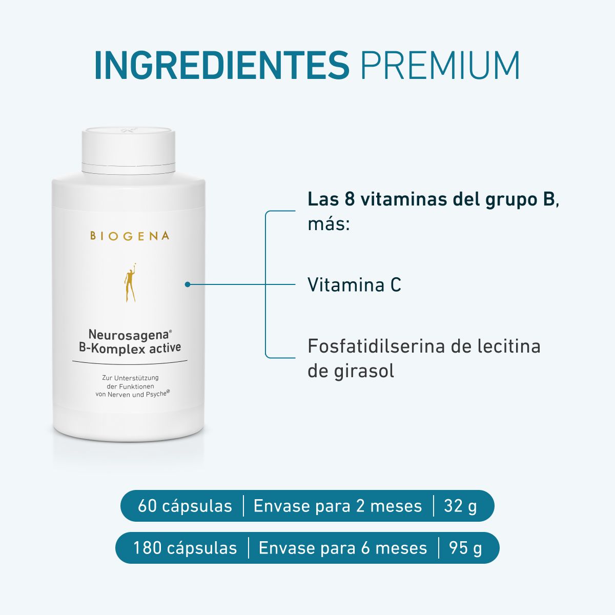 Neurosagena® Vitamina B Complejo activo Oro