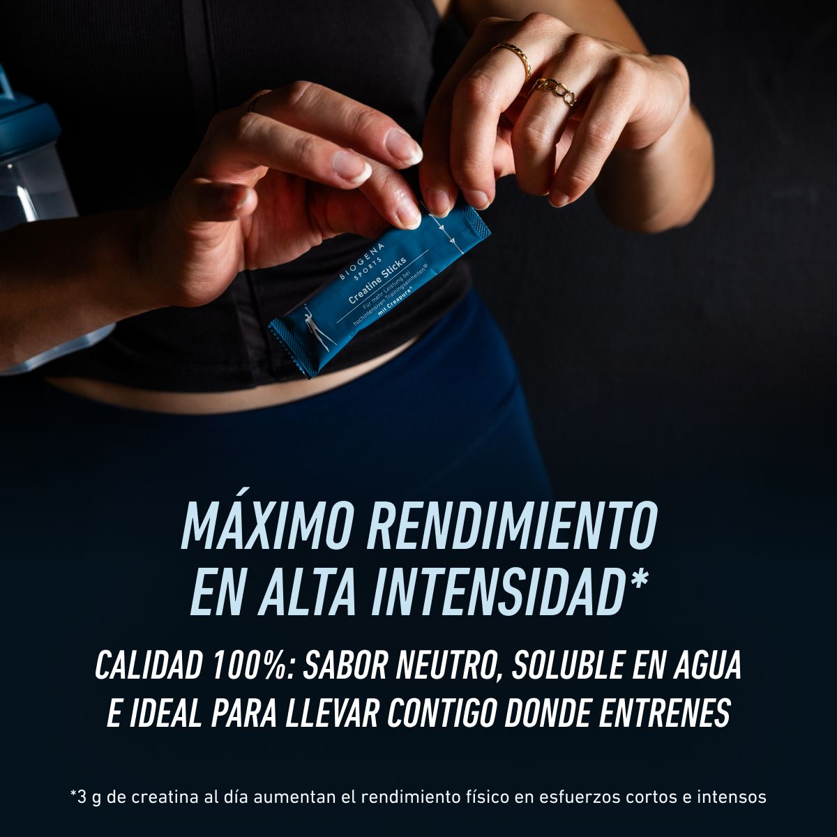 Creatina monohidrato en sobres – 3 g Creapure®