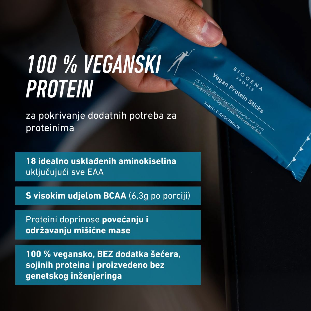 Veganski proteinski sticks