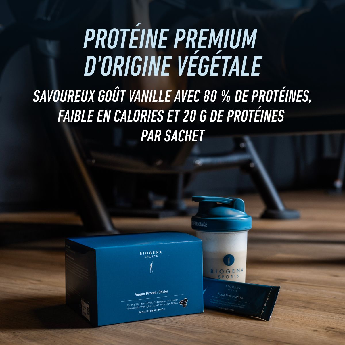 Sachets de protéines vegan