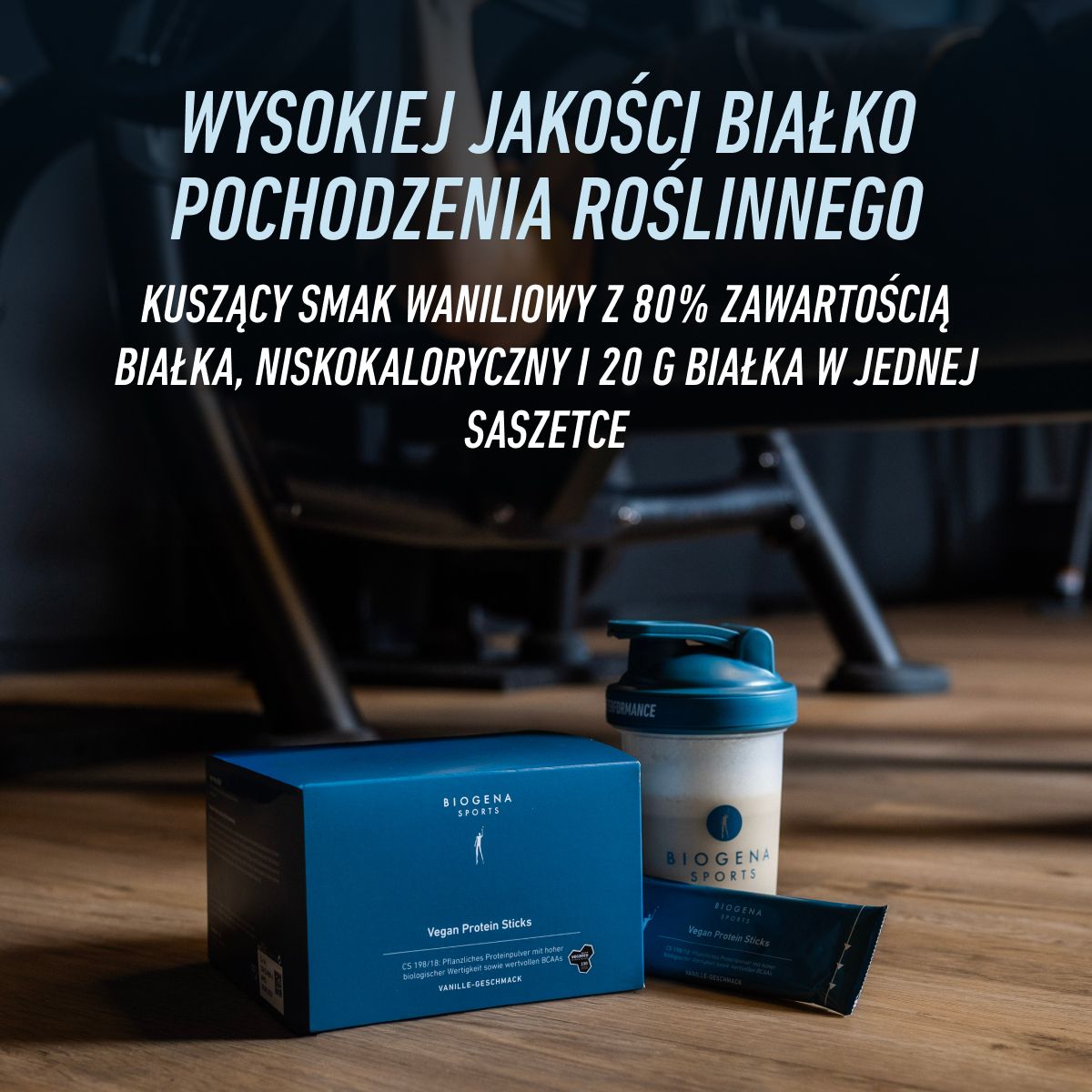 Wegańskie białko w saszetkach