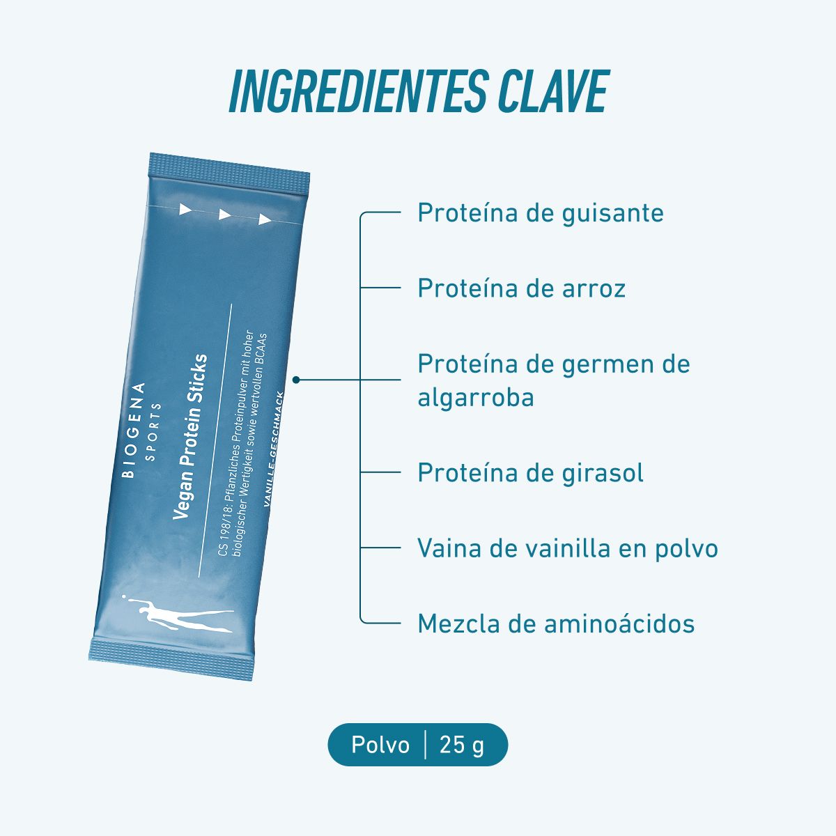 Proteína Vegana en Sobres