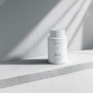BIOGENA Siebensalz Magnesium, tub, textured wall, plinth, shadows