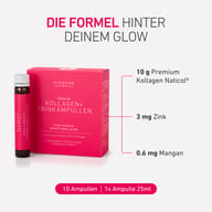 Biogena Aesthetics Premium Kollagen+ Trinkampullen Faltschachtel, Ampulle, Textangaben
