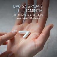 Obsahuje DAO (diaminooxidázu) a bioidentický L-glutamín v L-forme. Premyslená kombinácia dvoch zložiek v praktických kapsulách na každodenné užívanie.