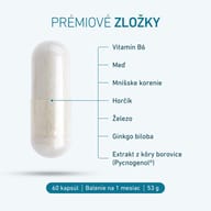NutriFem® PMS Formula poskytuje cielený prísun mikroživín prispôsobený potrebám ženského cyklu. Premyslená receptúra s vitamínmi, minerálmi a rastlinnými extraktmi pre každodennú podporu.