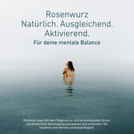 Rhodiola rosea je prírodný rastlinný extrakt podporujúci duševnú rovnováhu. Pomáha organizmu prispôsobiť sa emocionálnemu stresu a fyzickej námahe a zároveň podporuje kognitívnu a mentálnu výkonnosť.