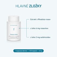 Rhodiola Rosea obsahuje štandardizovaný extrakt z Rhodiola rosea s obsahom 6 mg rosavínov a 2 mg salidrozidov na kapsulu. Balenie obsahuje 120 kapsúl, odporúčané dávkovanie je 1 kapsula denne.