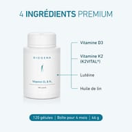 Vitamine D3 K2 1000 UI