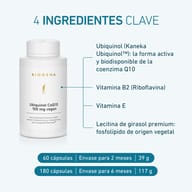 Ubiquinol CoQ10 100 mg vegano Oro