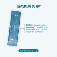 Pliculețe de Creatină monohidrat - 3 g Creapure®