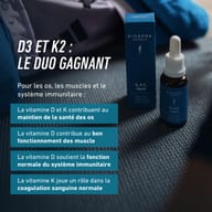 Vitamine D3 K2 liquide