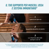 Vitamine D3 e K2 in forma liquida