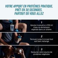 Sachets de protéines vegan