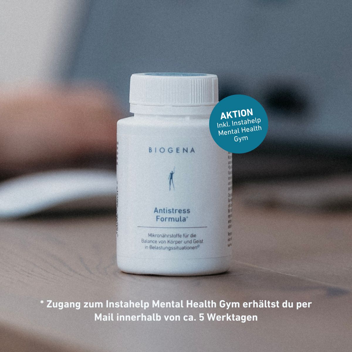 Biogena, Antistress Formula®, Flasche, weiß, Mikronährstoffe für die Balance von Körper und Geist in Belastungssituationen®