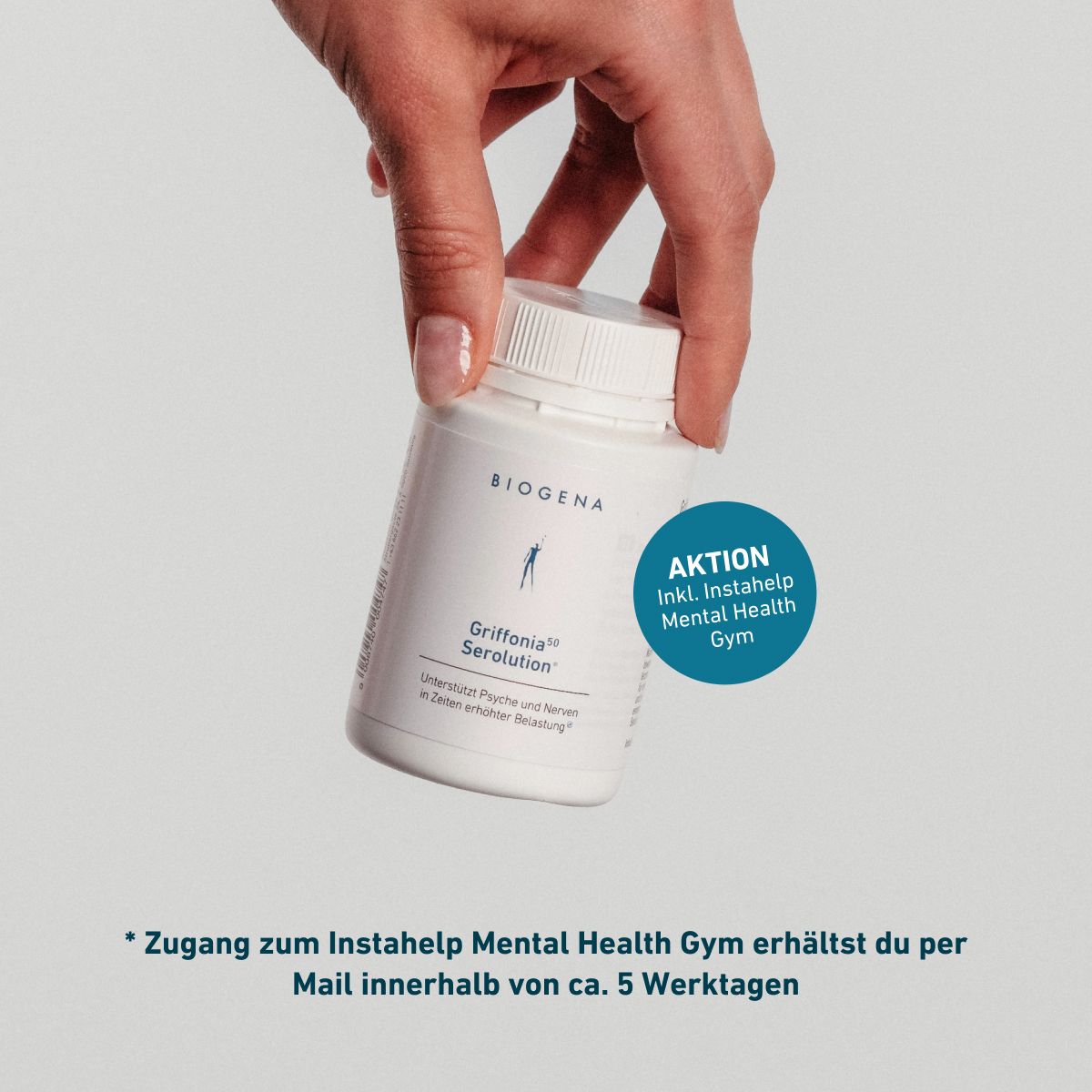 Biogena, Griffonia⁵⁰ Serolution®, Flasche, weiß, Unterstützt Psyche und Nerven in Belastungssituationen®