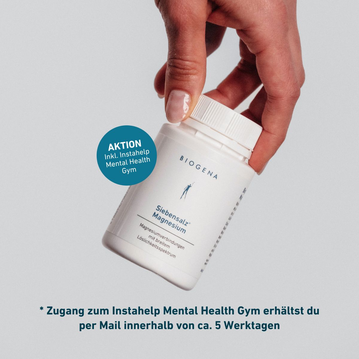 Biogena, Siebensalz® Magnesium, Flasche, weiß, Magnesiumverbindungen mit breitem Löslichkeitsspektrum