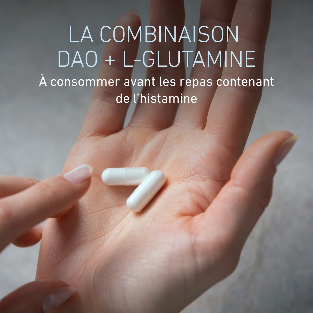 Biogena, DAOZym®, Bouteille, blanc, Avec diamine oxydase (DAO) et L-glutamine