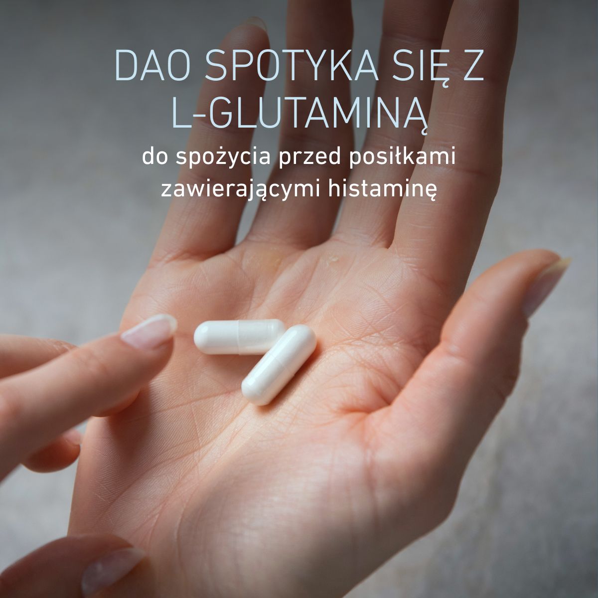 Biogena, DAOZym®, Butelka, biały, Z diaminooksydazą (DAO) i L-glutaminą