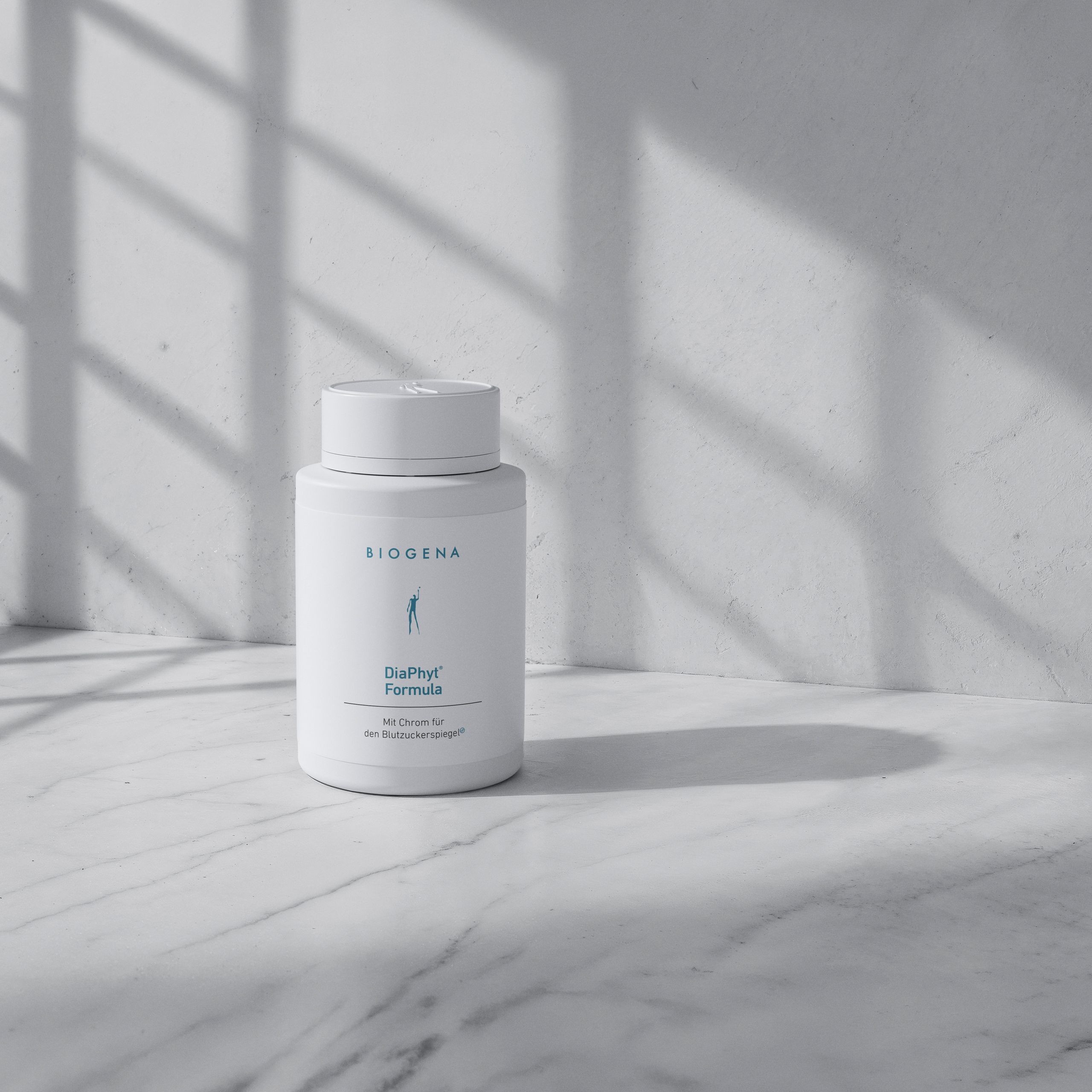 Biogena, DiaPhyt® Formula, Bouteille, blanc, Avec du chrome pour le taux de sucre dans le sang®