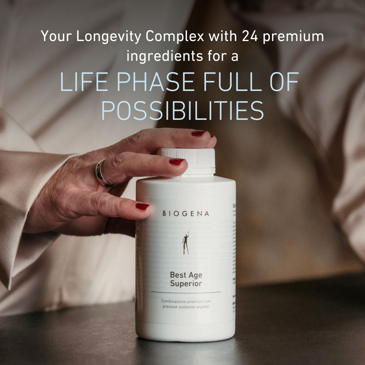 Biogena, Best Age Superior, Bottle, white, Premium combination with valuable plant substances