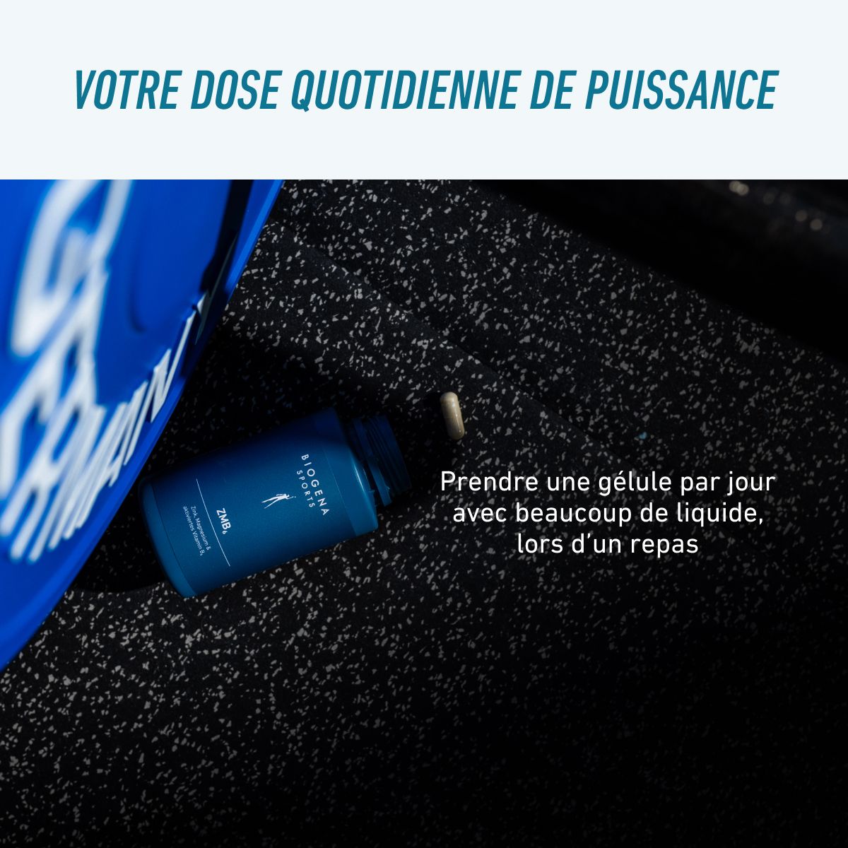 Biogena Sports, ZMB₆, Bouteille, pétrole, Zinc, Magnésium & vitamine B6 activée