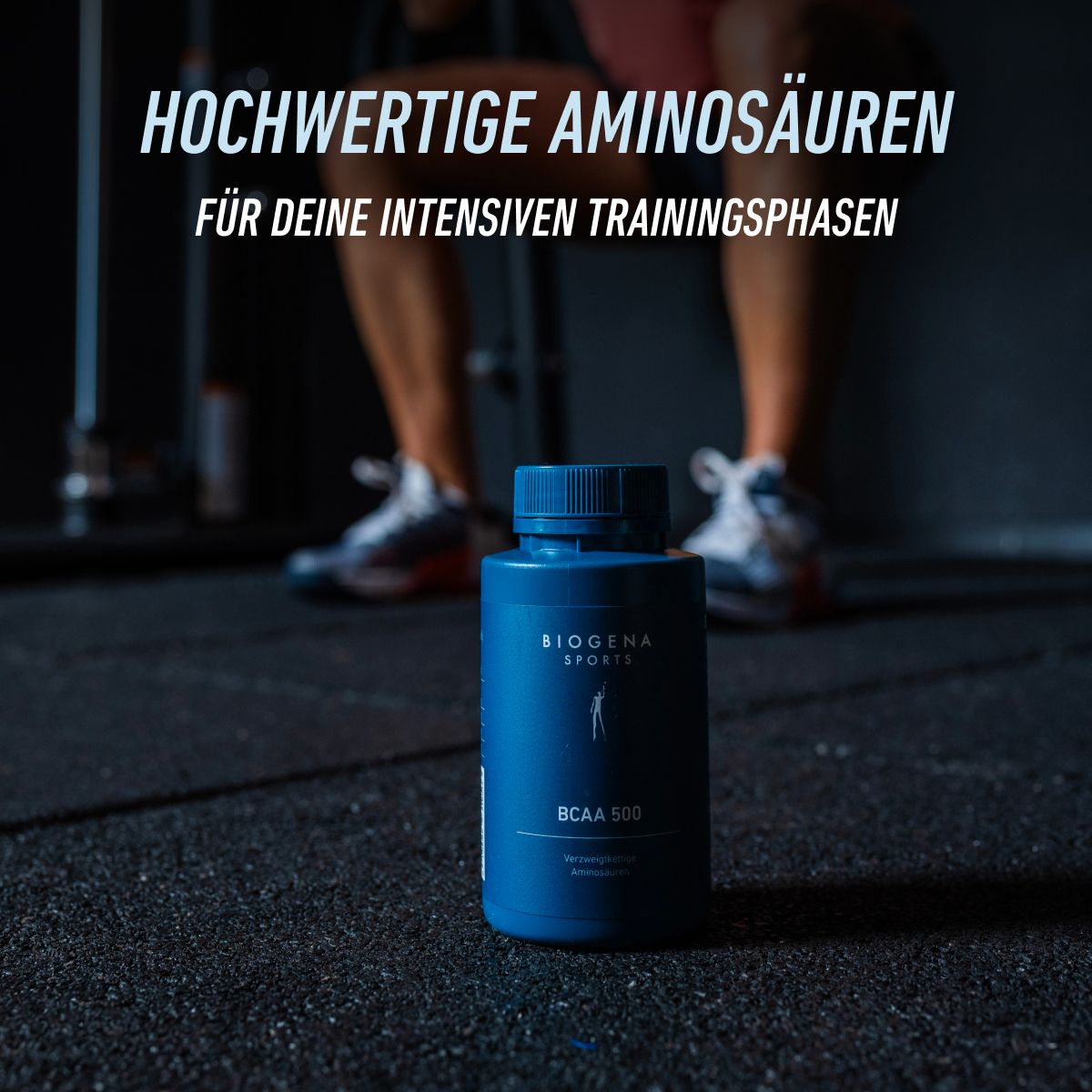 Biogena Sports, BCAA 500, Flasche, petrol, Verzweigtkettige Aminosäuren