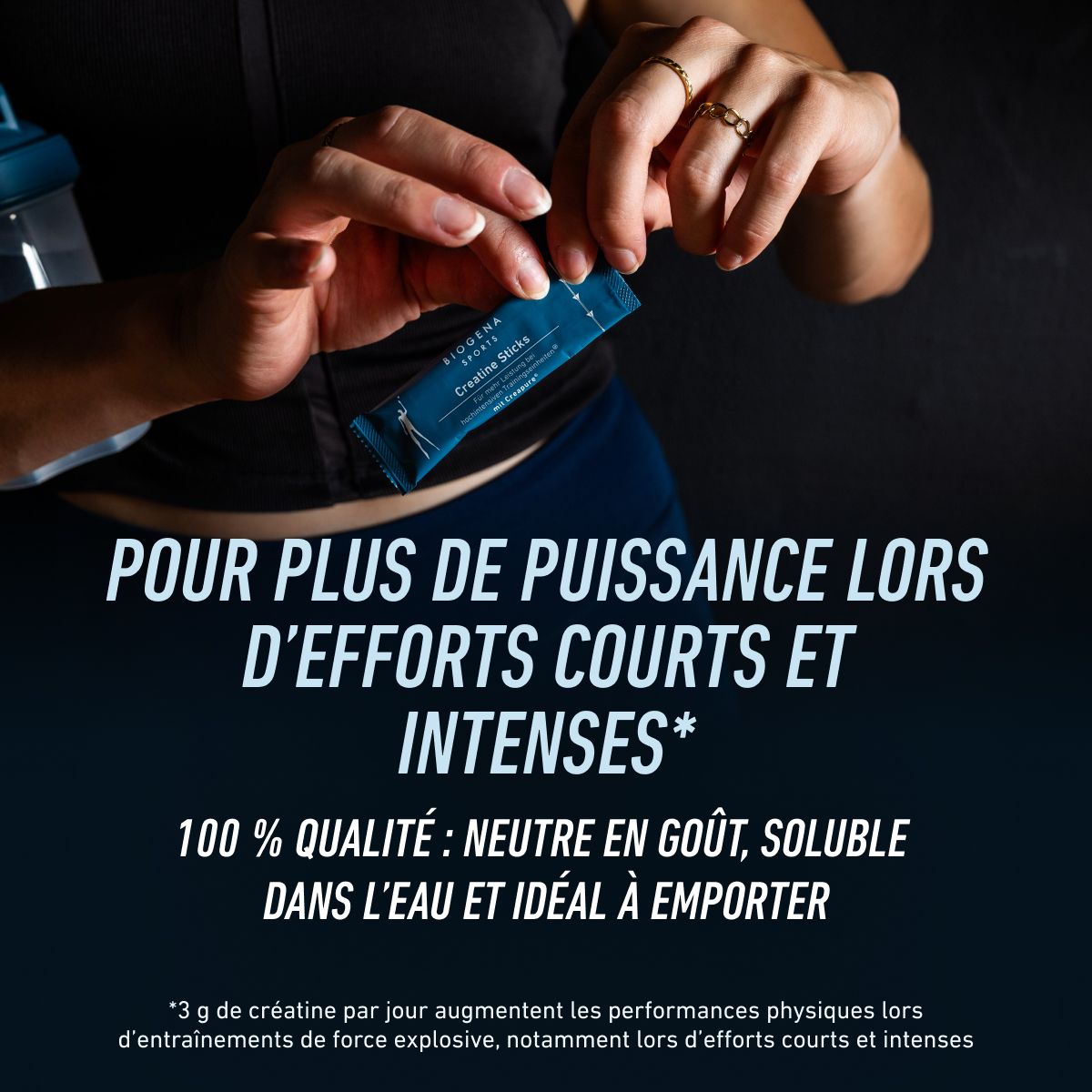 Biogena Sports, Creatine Sticks, Carton, pétrole, Pour plus de performance lors de séances d