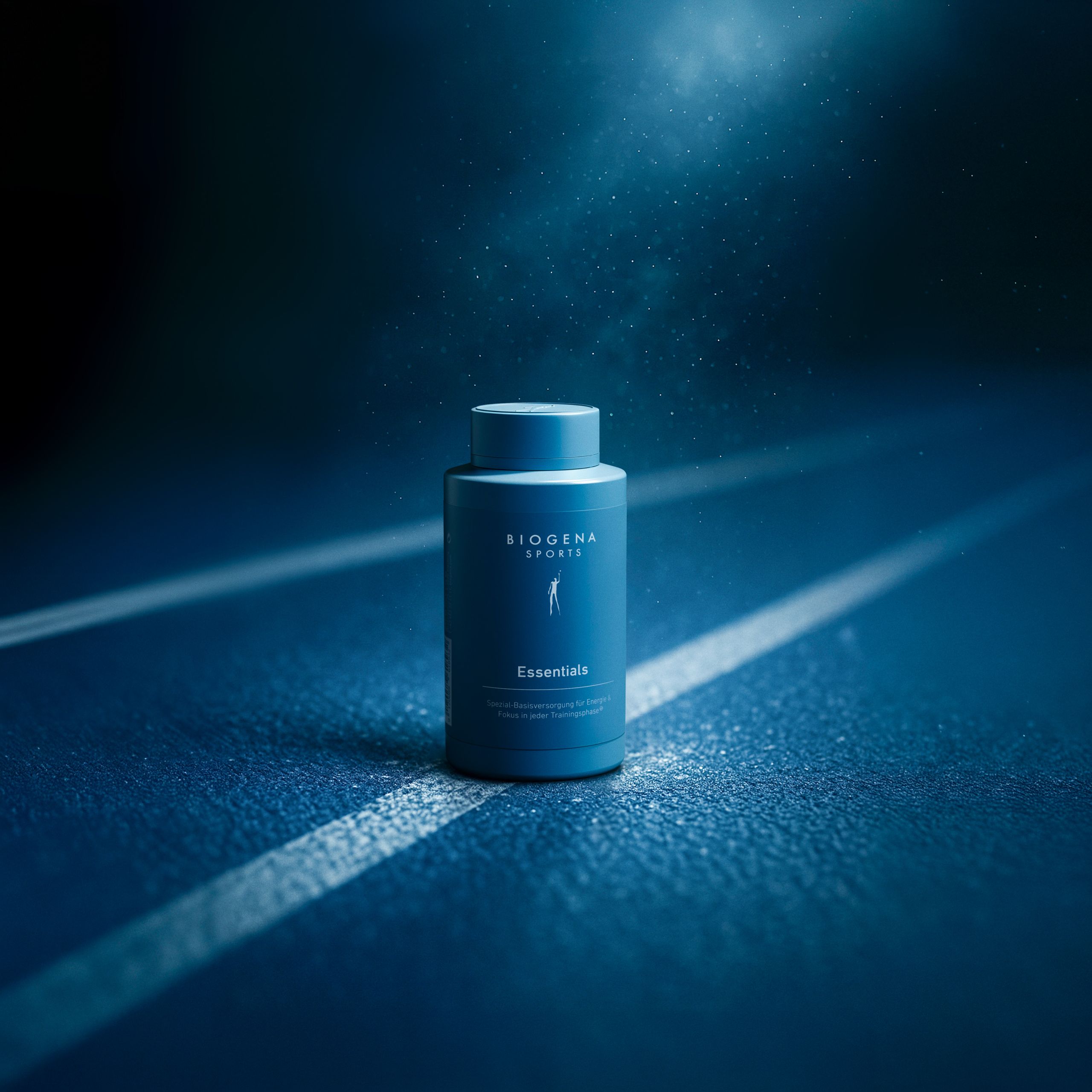 Biogena Sports, Essentials, Bouteille, pétrole, Apport de base spécial pour l’énergie & la concentration à chaque phase d’entraînement®