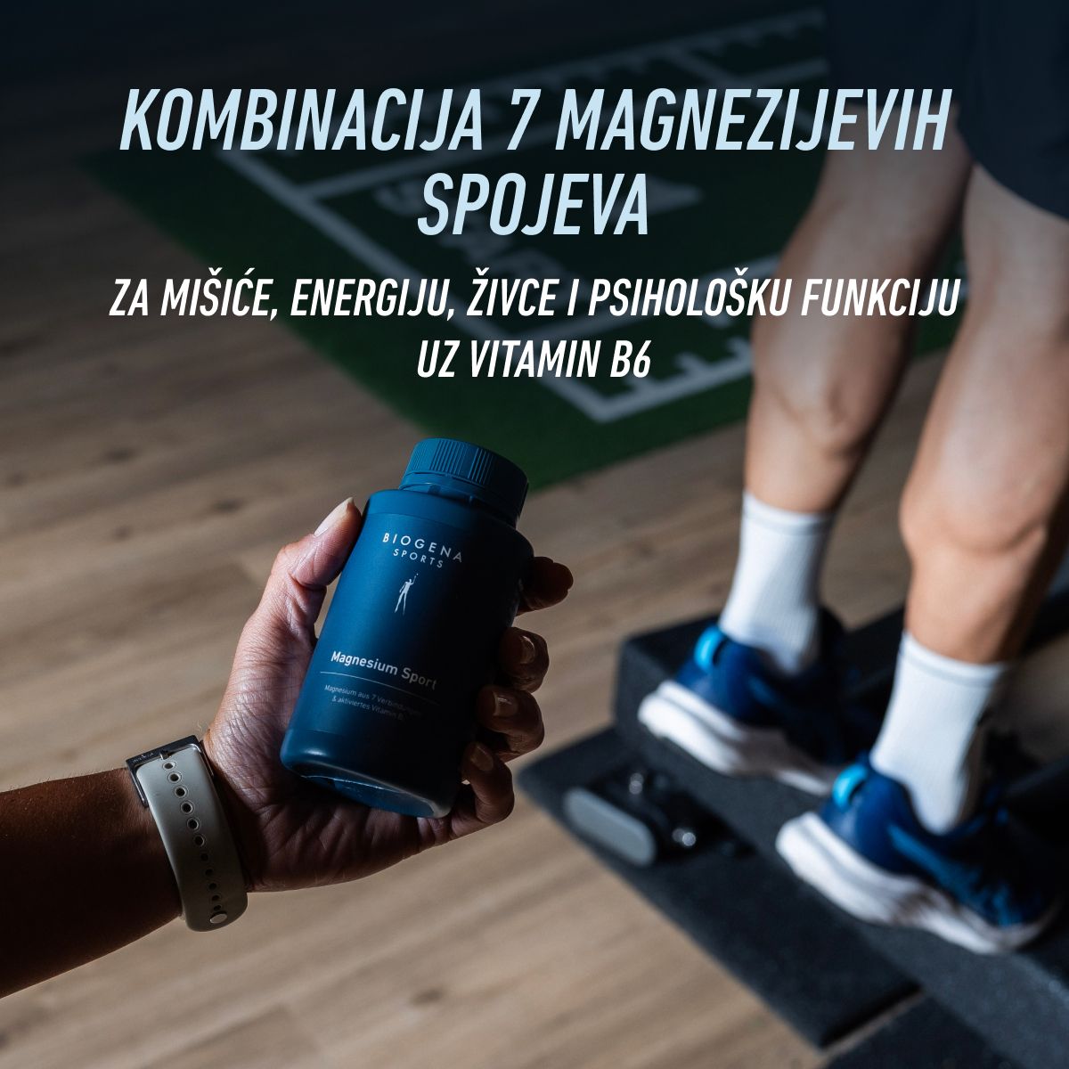 Biogena Sports, Magnesium Sport, Boca, petrol, Magnezij iz 7 spojeva i aktivirani vitamin B6