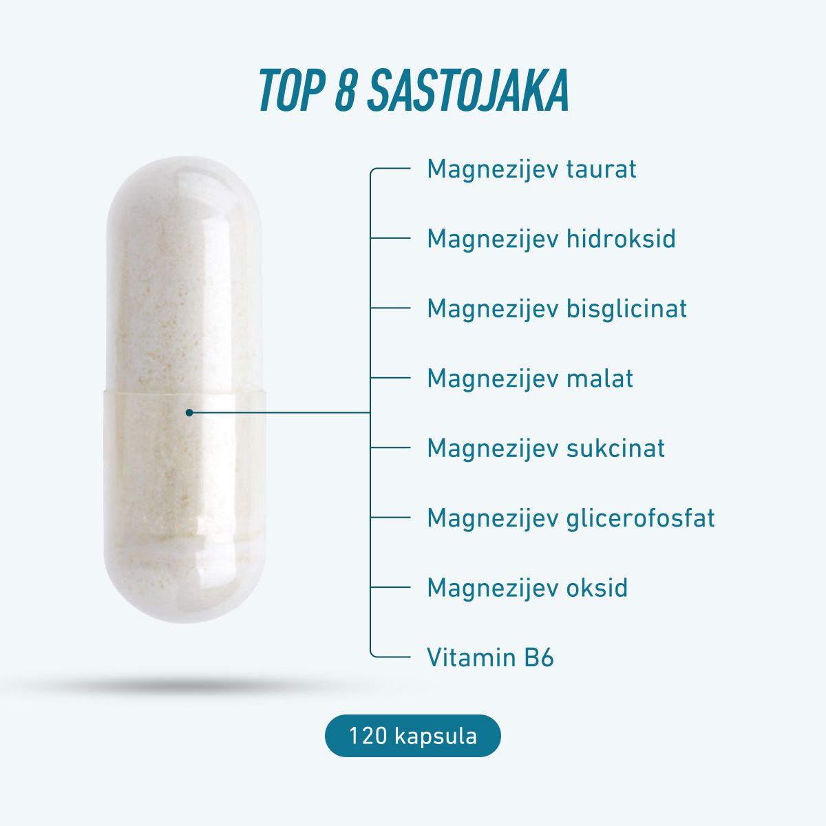 Biogena Sports, Magnesium Sport, Boca, petrol, Magnezij iz 7 spojeva i aktivirani vitamin B6