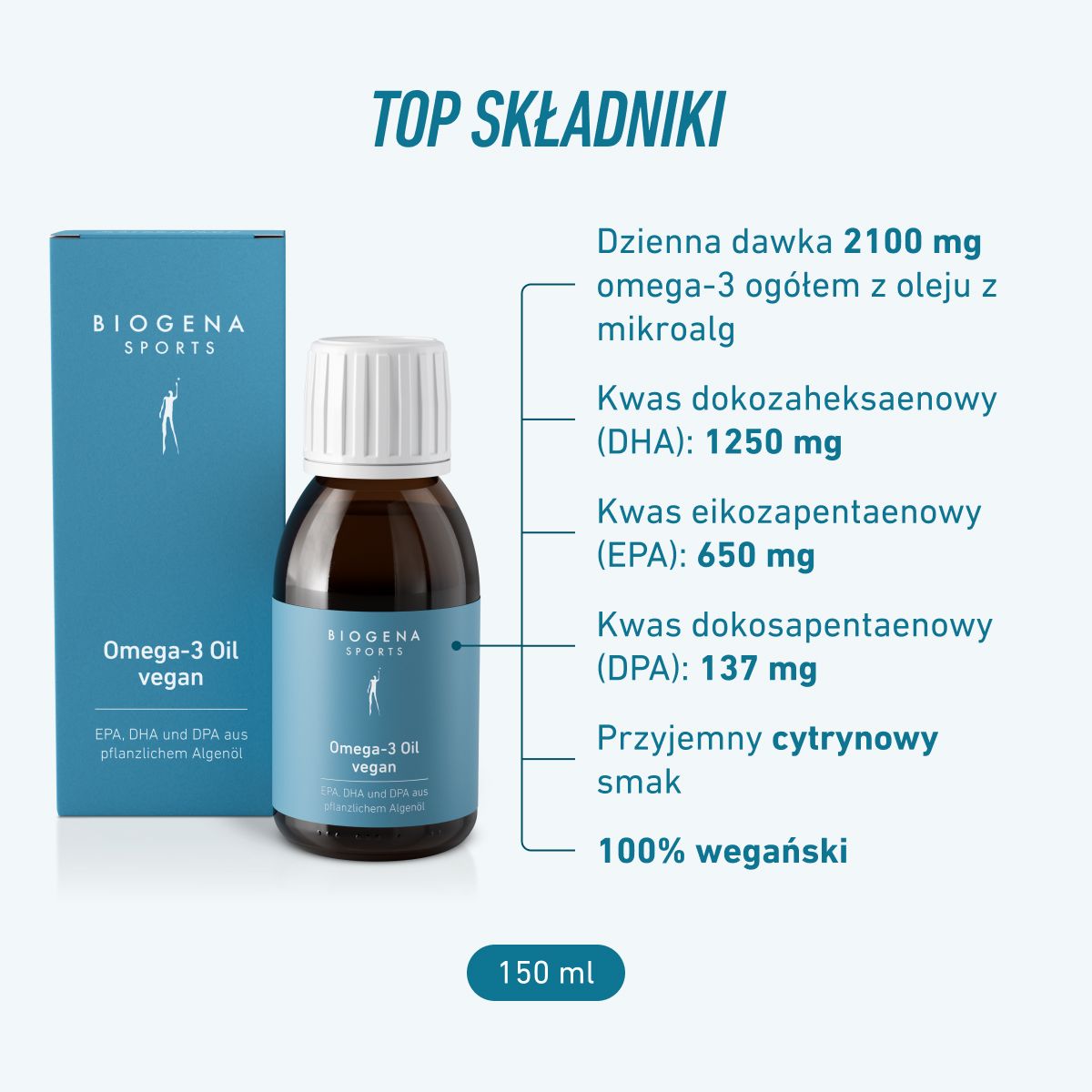 Wegański Olej Omega-3