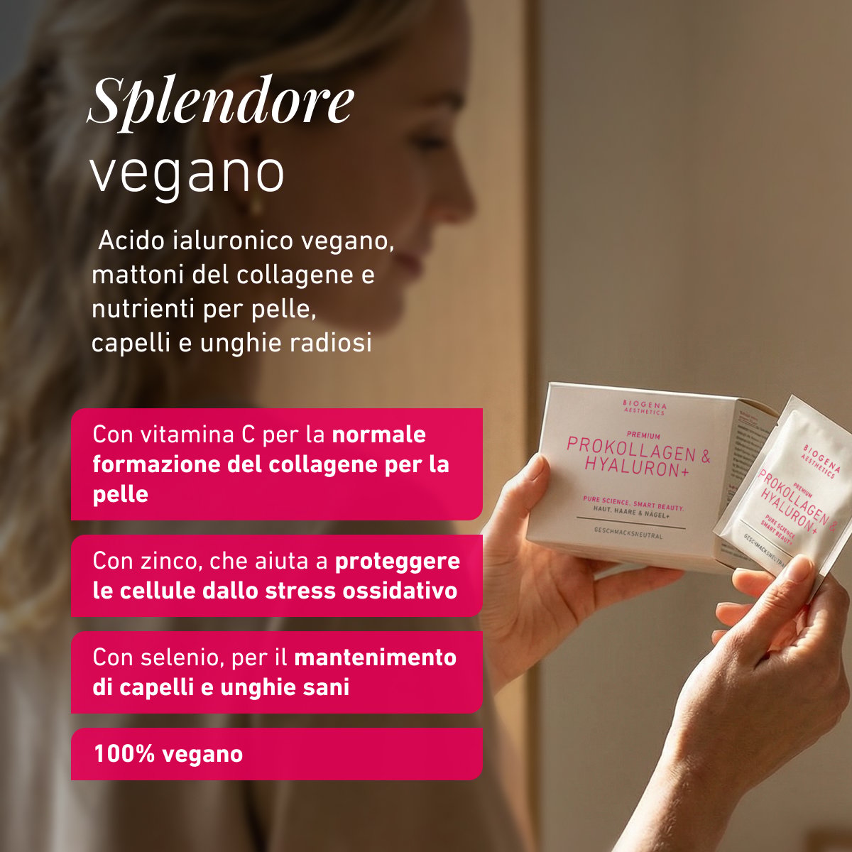 ProCollagene e Hyaluron+ gusto neutro