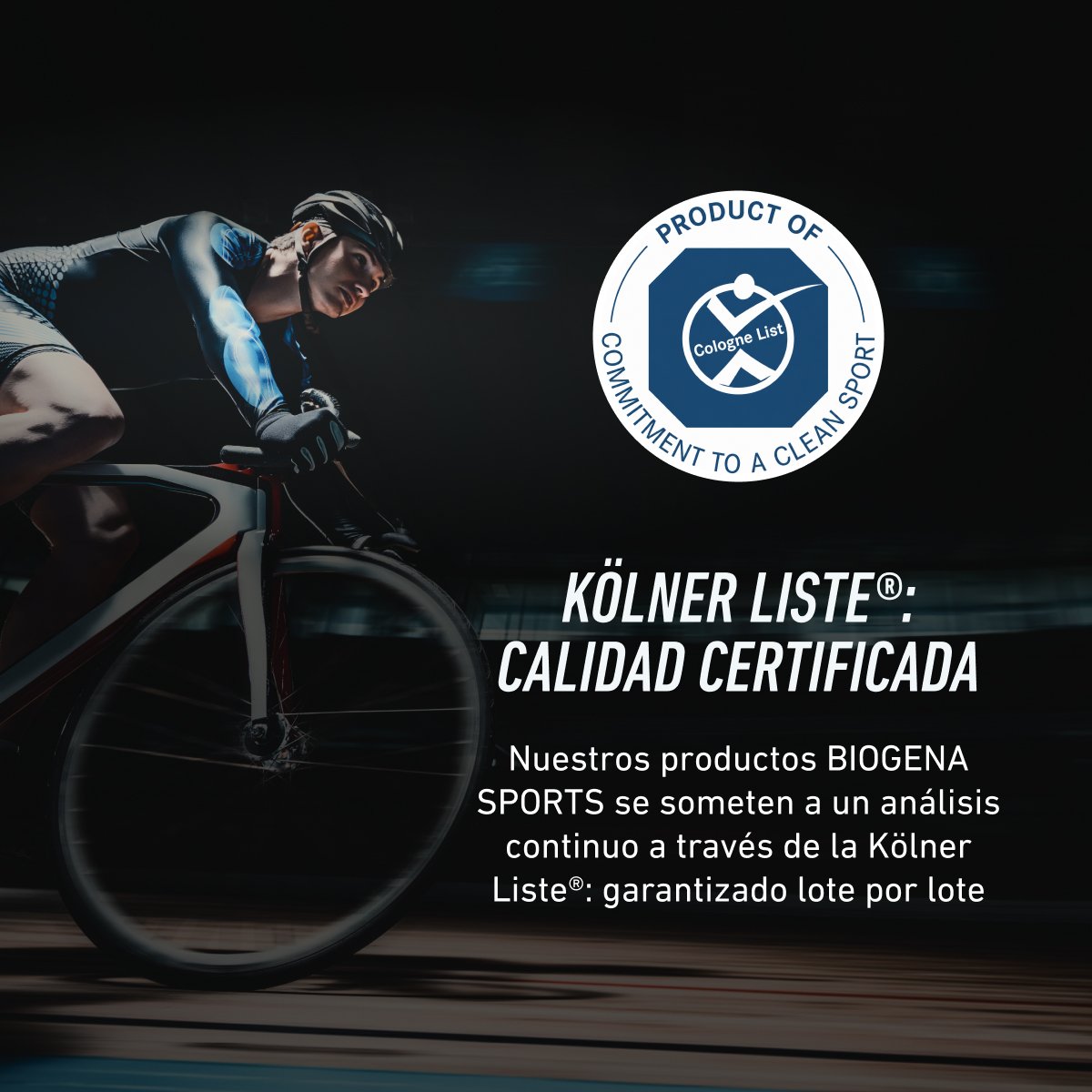 BIOGENA SPORTS Mito Energy Spray, botella de vidrio ámbar, líquido; mano presionando pulverizador, niebla fina, fondo exterior desenfocado