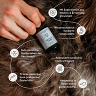 BIOGENA PETS Fell & Haut Tropfen Tropfflasche, Hand, Hundefell, Icons, Text