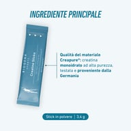 Creatina monoidrato in stick da 3 g Creapure®