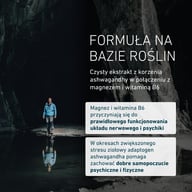 Mężczyzna stoi w ciemnej jaskini. Ashwagandha, magnez i witamina B6 wspierają prawidłowe funkcje nerwów i psychiki oraz dobre samopoczucie fizyczne i psychiczne.