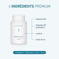 Vitamine D3 K2 1000 UI