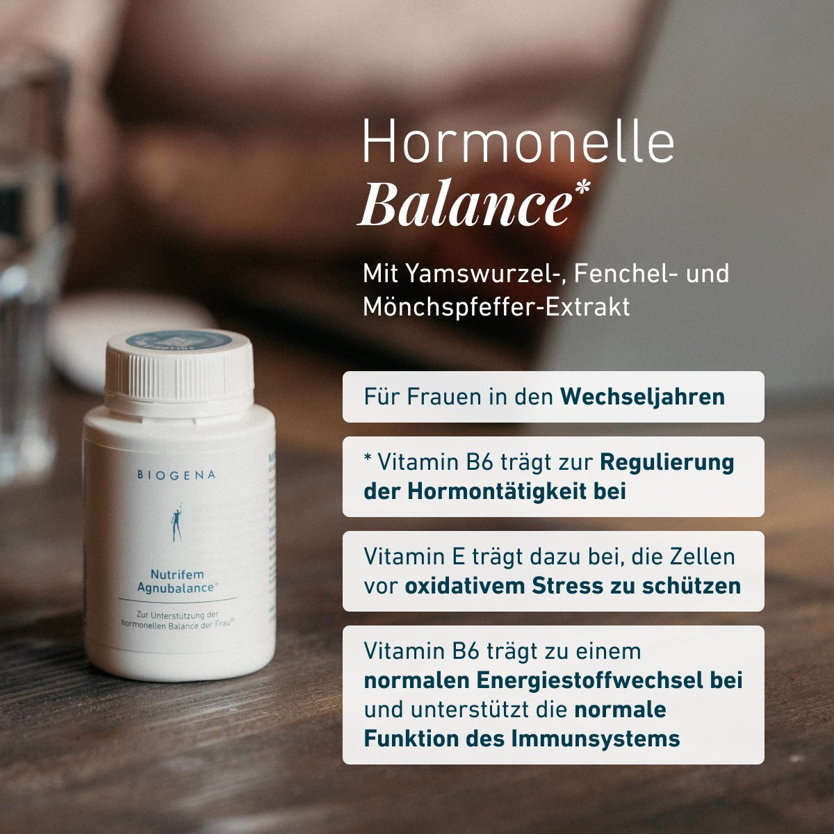 Biogena, Nutrifem Agnubalance®, Flasche, weiß, Zur Unterstützung der hormonellen Balance der Frau®