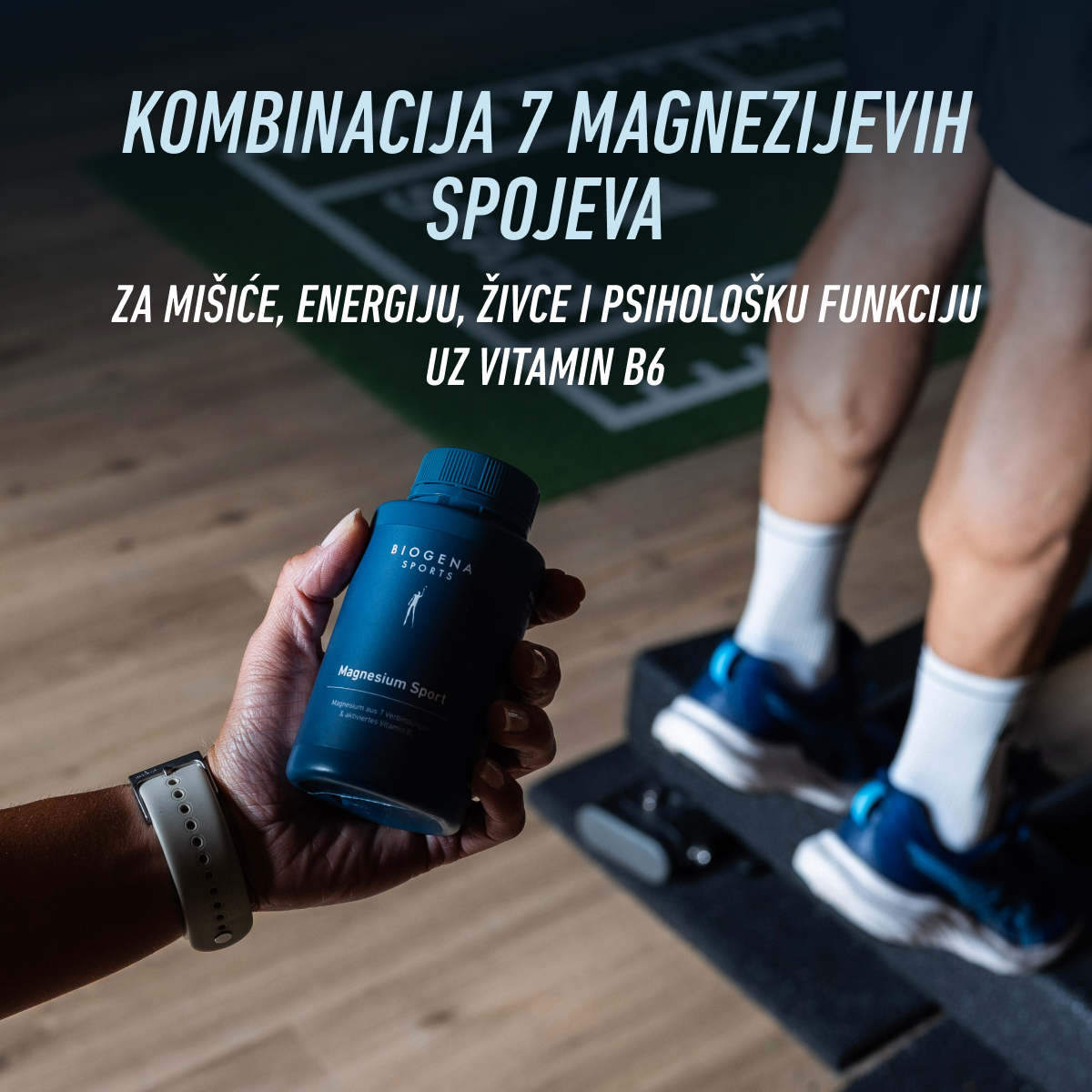 Biogena Sports, Magnesium Sport, Boca, petrol, Magnezij iz 7 spojeva i aktivirani vitamin B6