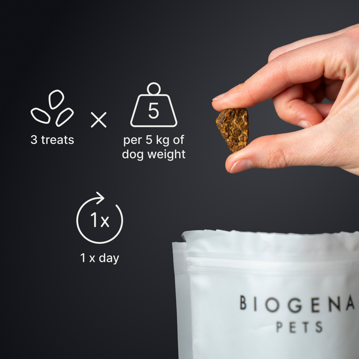 Biogena, Gelenk Leckerlis, Pouch, white,