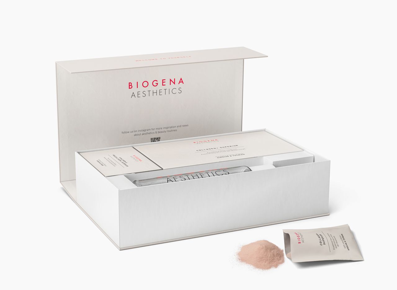 Biogena Aesthetics, COLLAGEN+ SUPERIOR, Karton, bijela,