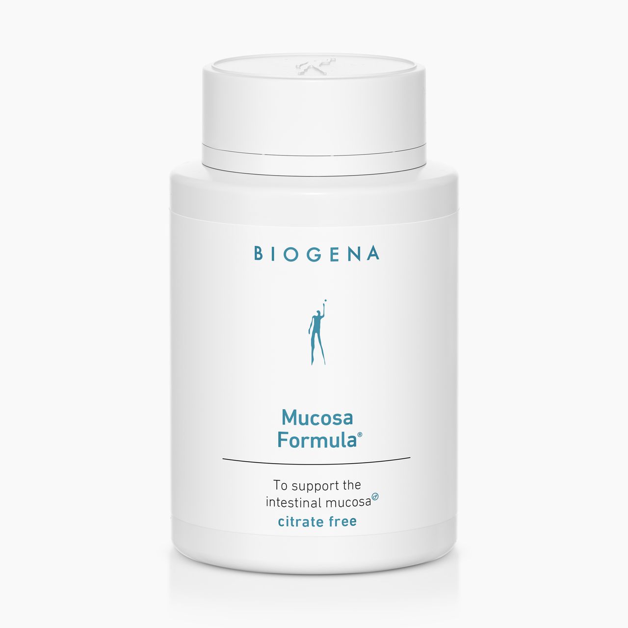 Biogena, Mucosa Formula®, Bottle, white, To support the intestinal mucosa® citrate free