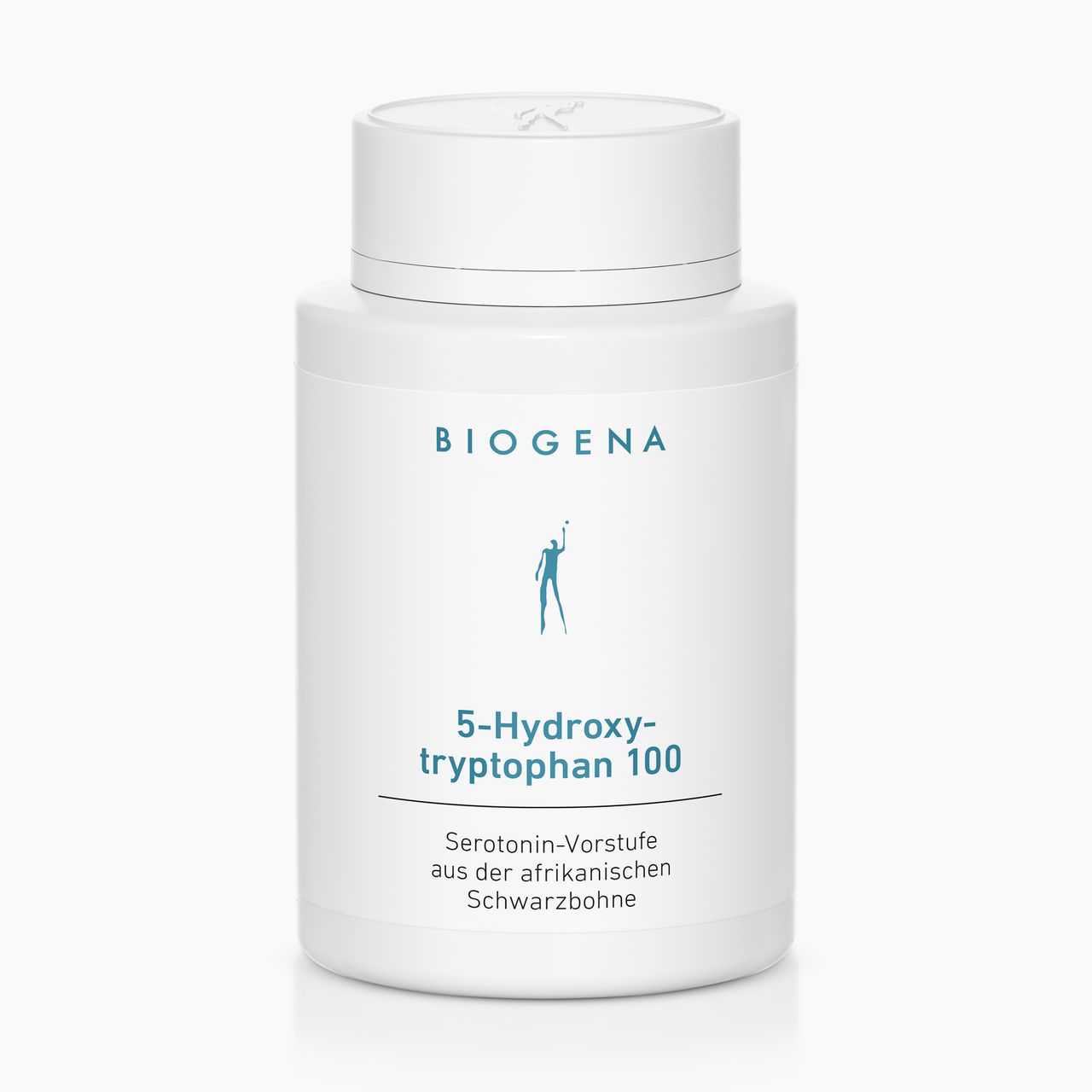 Biogena, 5-Hydroxy-tryptophan 100, Bottle, white, Serotonin precursor from the African black bean