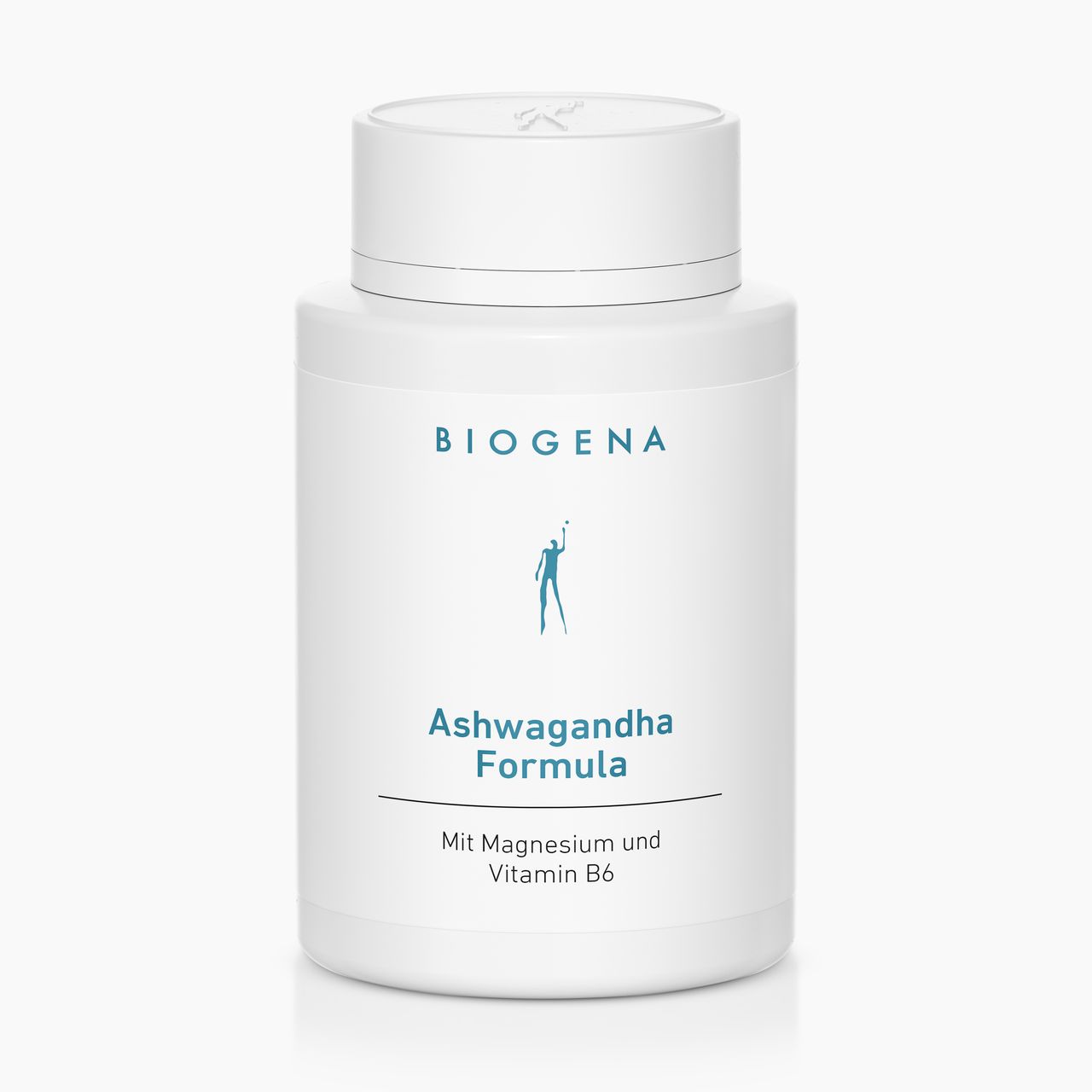 Biogena, Ashwagandha Formula, Flasche, weiß, Mit Magnesium und Vitamin B6