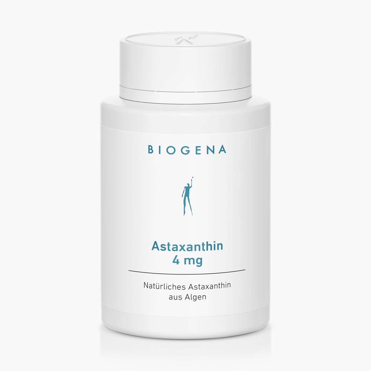 Biogena, Astaxanthin 4 mg, Bottiglia, bianco, Astaxantina naturale da alghe