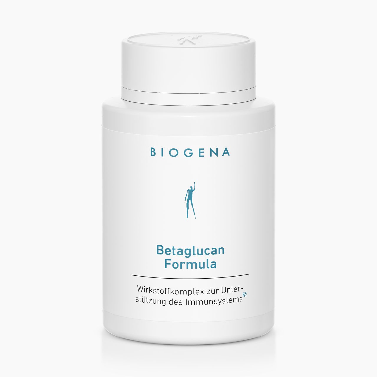 Biogena, Betaglucan Formula, Botella, blanco, Complejo de principios activos para apoyar el sistema inmunitario