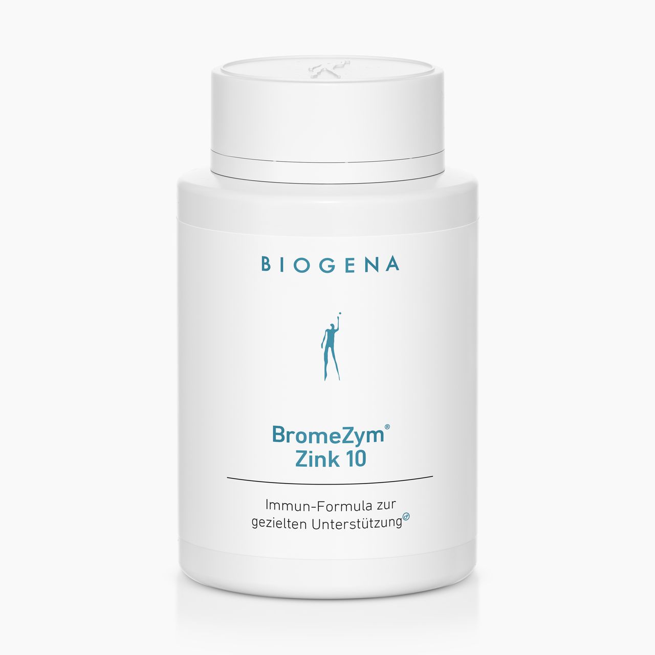 Biogena, BromeZym® Zink 10, Bottle, white, Immune formula for targeted support®